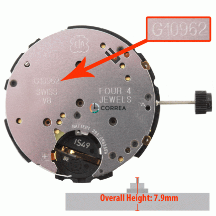 Механизм ETA G10.962 BF (G10.961) - 4